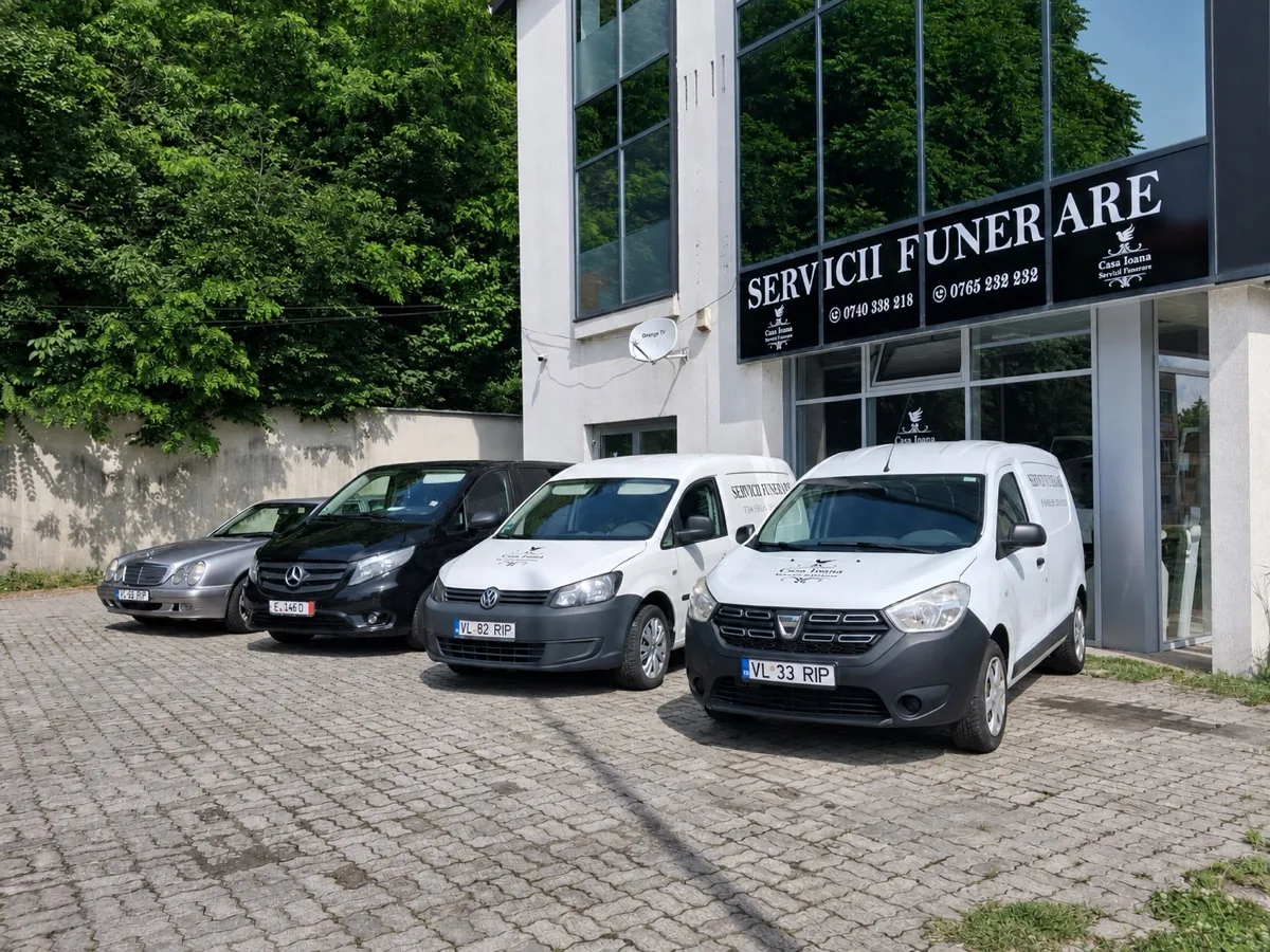 Sediul și flota funerară Casa Ioana din Râmnicu Vâlcea